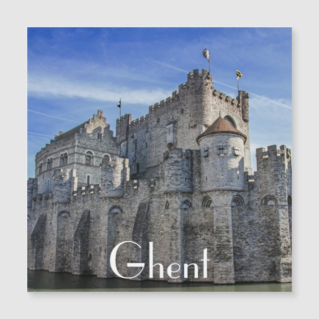 Castle of the Counts in Ghent Magnet (Front)