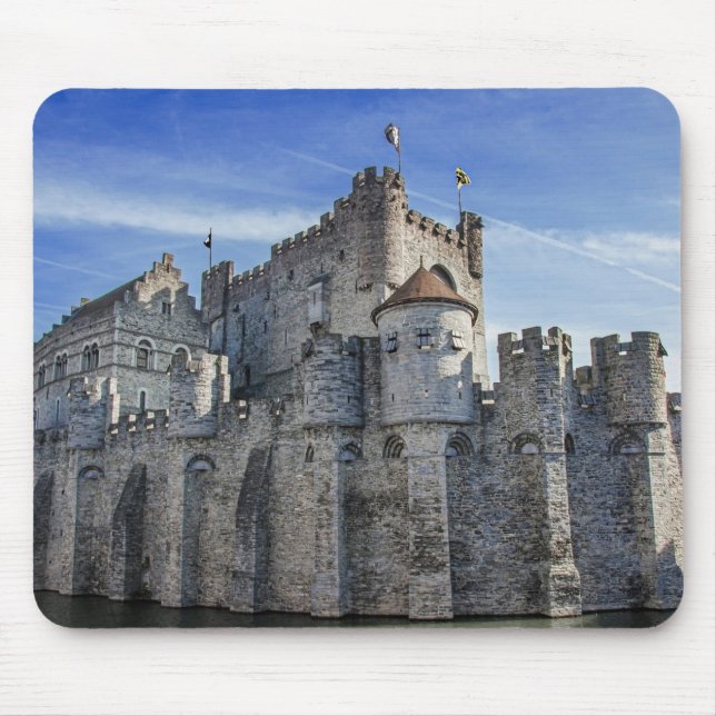 Castle of the Counts in Ghent. Mouse Mat (Front)