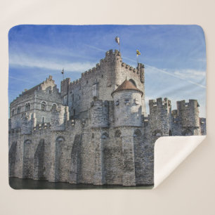 Castle of the Counts in Ghent. Sherpa Blanket