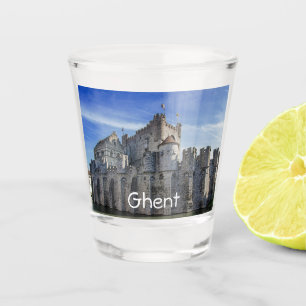Castle of the Counts in Ghent Shot Glass