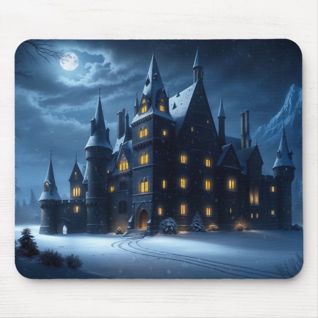 Castle of the Hollow Cold Night Mouse Mat (Front)