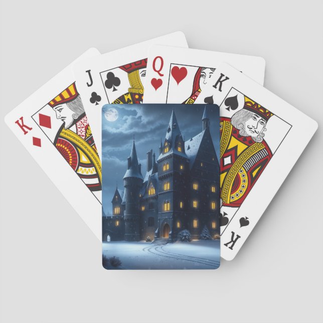 Castle of the Hollow Cold Night Playing Cards (Back)
