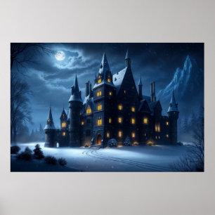Castle of the Hollow Cold Night Poster