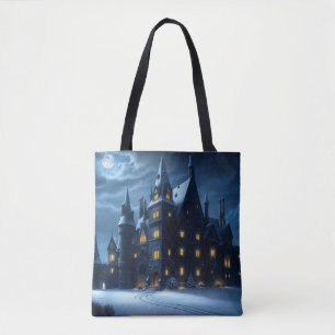 Castle of the Hollow Cold Night Tote Bag