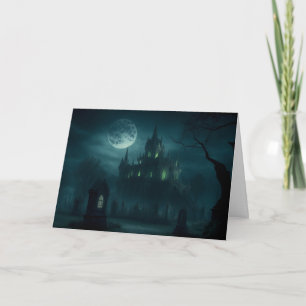 Castle of the Necromancer's Experiment Holiday Card