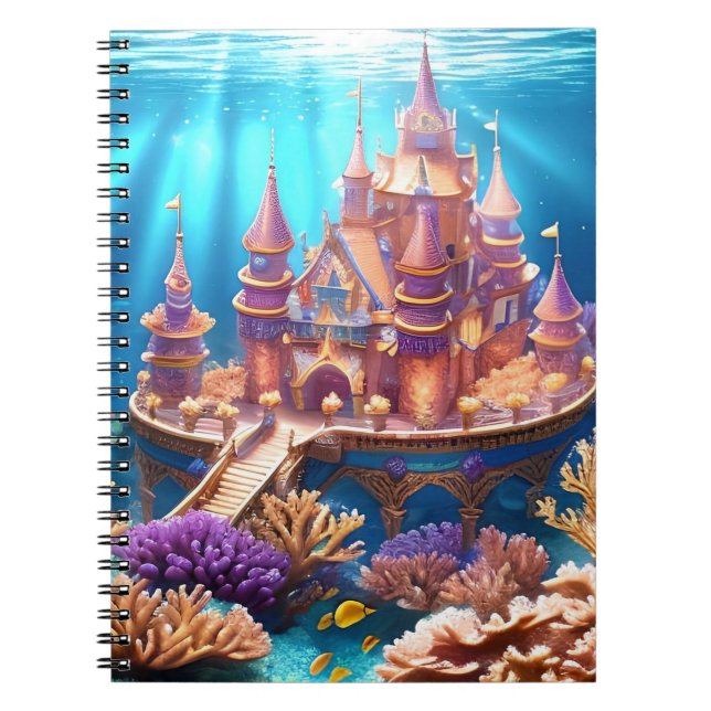 Castle of the Underwater Realm Notebook (Front)