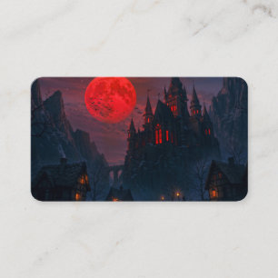 Castle of the Vampire's Blood Bookmark Business Card