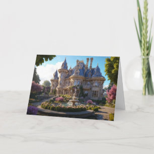 Castle of Victorian Splendour Holiday Card