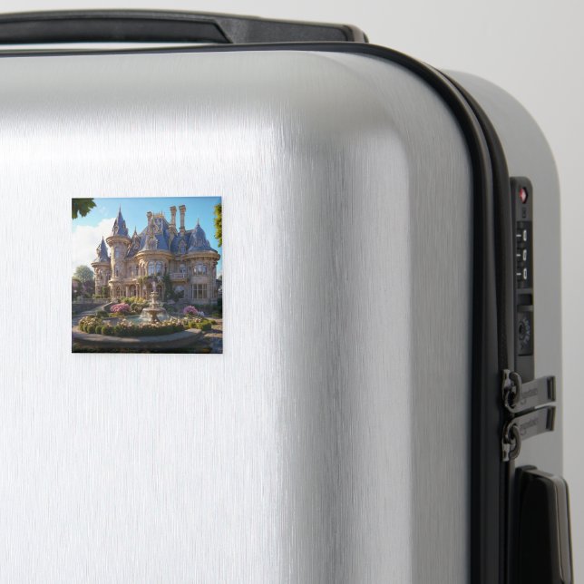 Castle of Victorian Splendour Magnet (In Situ (Luggage))