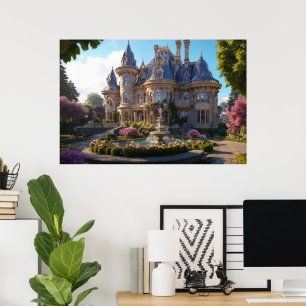 Castle of Victorian Splendour Poster