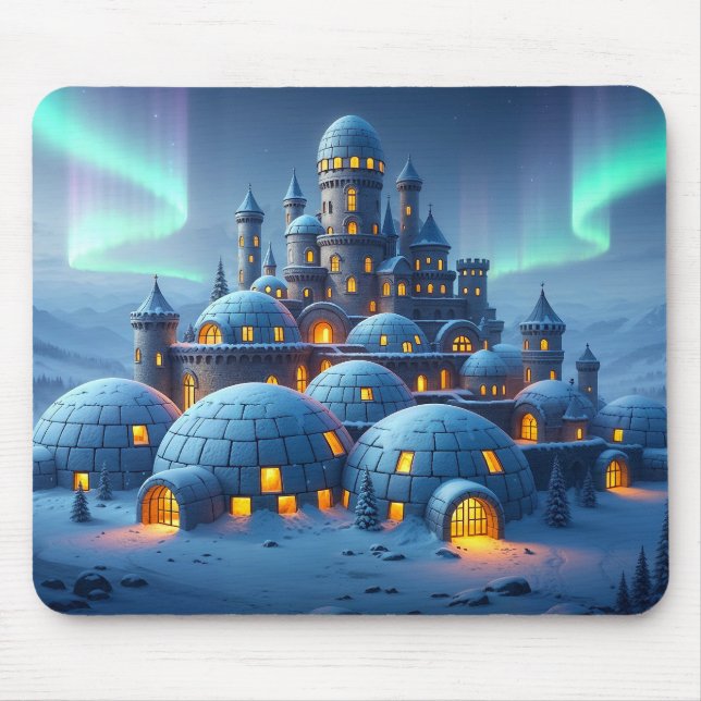 Castle of Winter Hearth Mouse Mat (Front)
