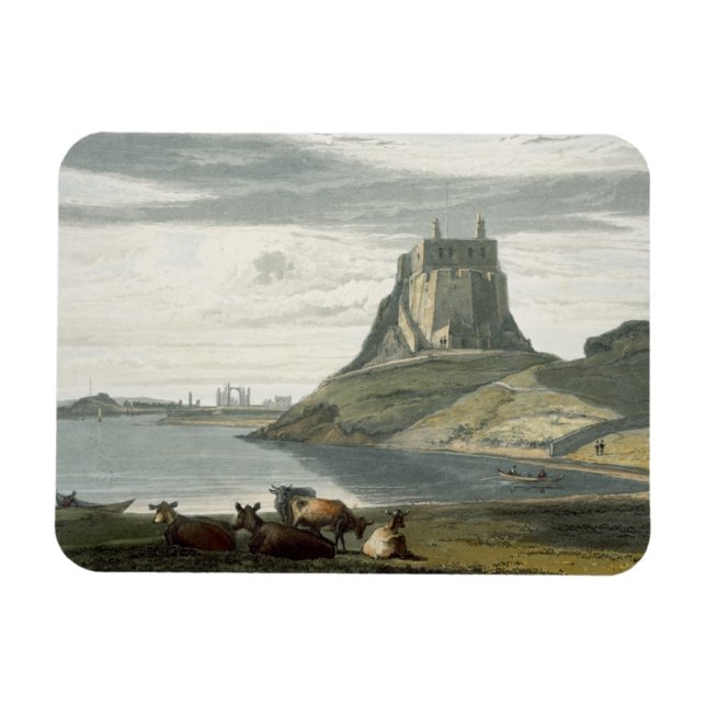 Castle on Holy Island, Northumberland, from 'A Voy Magnet (Horizontal)