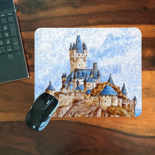 Castle on the River Rhine Mouse Mat