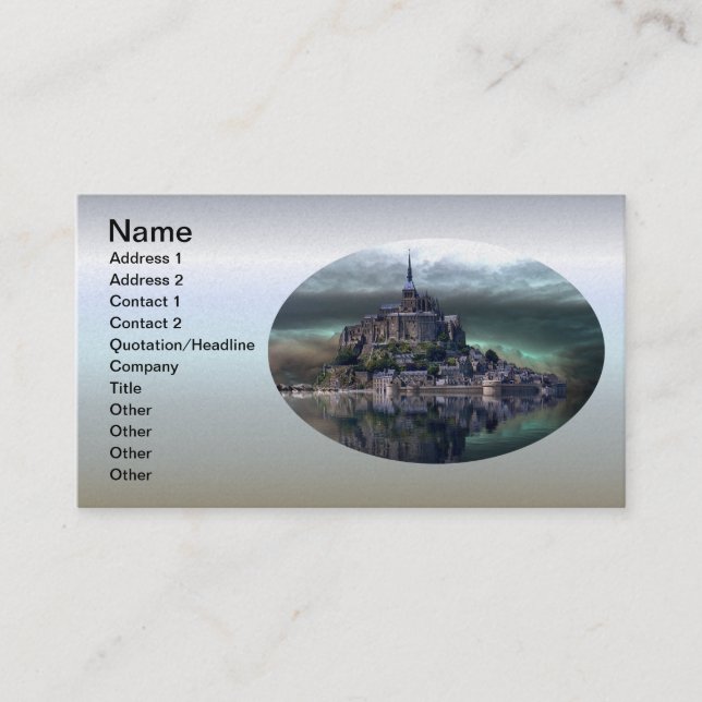 Castle on the Water Business Card (Front)