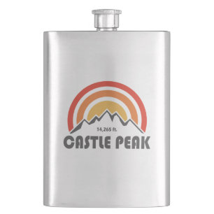 Castle Peak Hip Flask