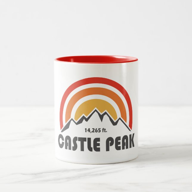 Castle Peak Two-Tone Coffee Mug (Center)