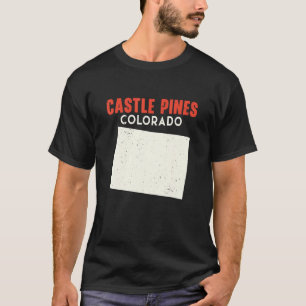 Castle Pines Colorado USA State America Travel Col T-Shirt