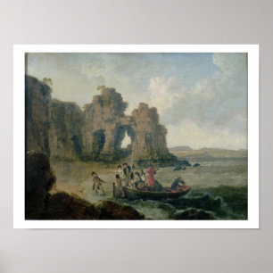 Castle Rock (Flatholm Island), Bristol Channel, 17 Poster