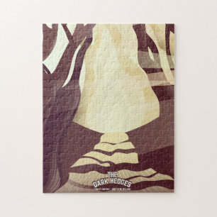castle rock northern ireland travel poster. jigsaw puzzle