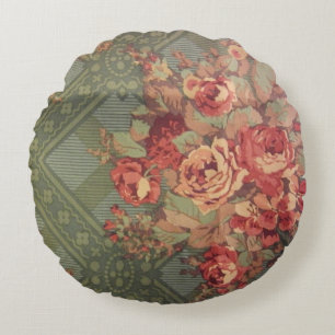 Castle Roses Round Cushion