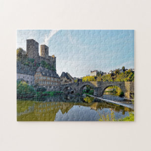 Castle Runkel Germany. Jigsaw Puzzle