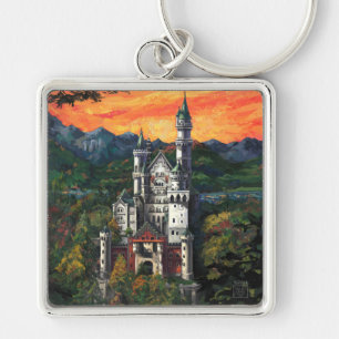 Castle Schloss Neuschwanstein Key Ring