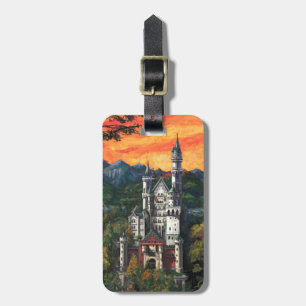Castle Schloss Neuschwanstein Luggage Tag