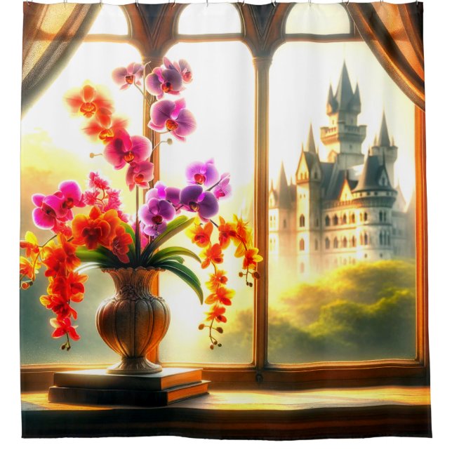 Castle Shower Curtain (Front)