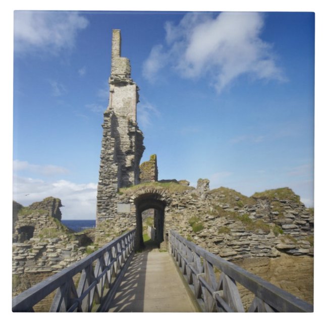 Castle Sinclair Girnigoe, Wick, Caithness, 2 Tile (Front)