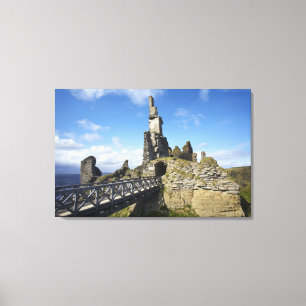 Castle Sinclair Girnigoe, Wick, Caithness, Canvas Print