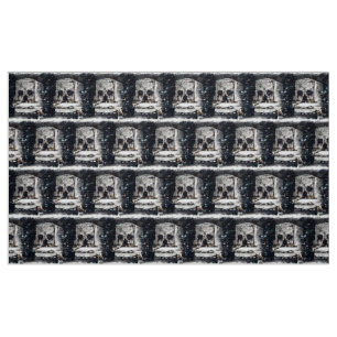 Castle Skull Fabric