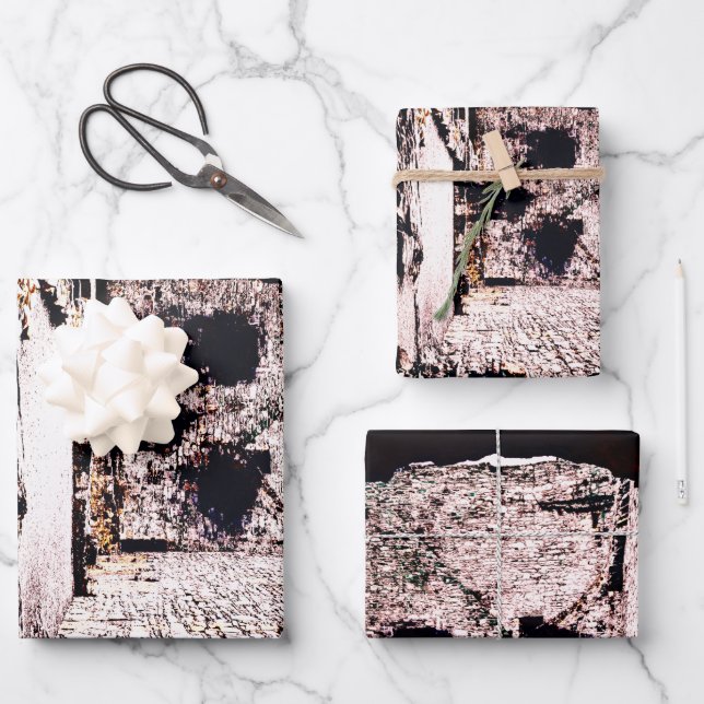 Castle Skull Wrapping Paper Sheet (Front)