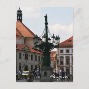 Castle Square in Prague Postcard
