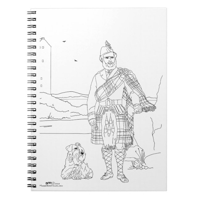 Castle Stalker, Argyll Scotland Notebook (Front)