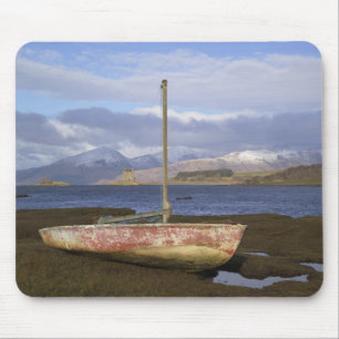 Castle Stalker with fishing boat in the Mouse Mat