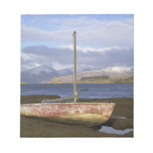 Castle Stalker with fishing boat in the Notepad