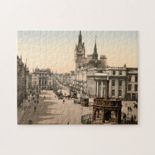 Castle Street, Aberdeen, Scotland Archival Print Jigsaw Puzzle