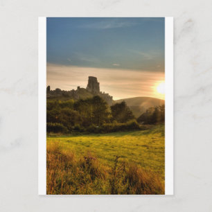 Castle Sunrise Postcard