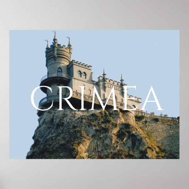 Castle Swallow's Nest in Crimea Poster (Front)