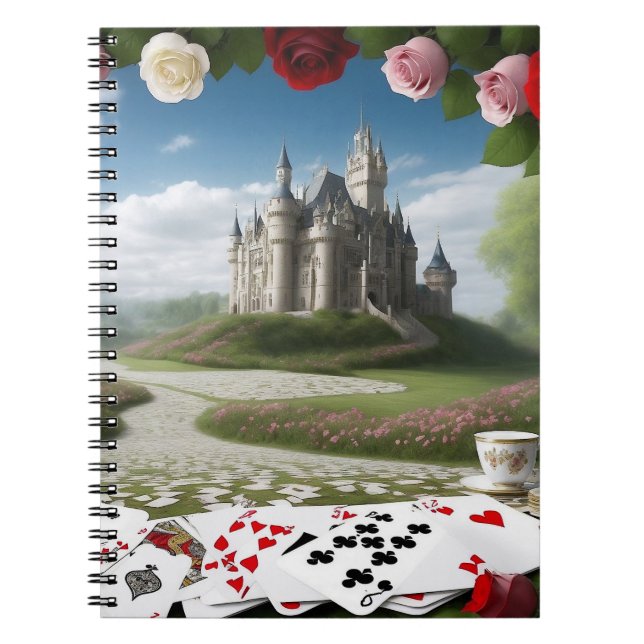 Castle Through the Wonderland Portal Notebook (Front)