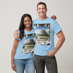 Castle Through the Wonderland Portal T-Shirt