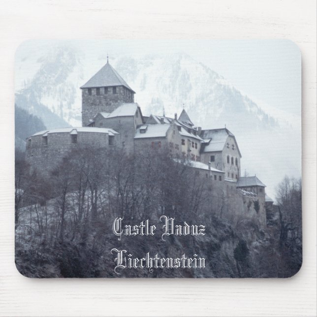 Castle Vaduz Liechtenstein Mouse Mat (Front)
