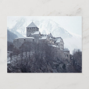 Castle Vaduz Liechtenstein Postcard