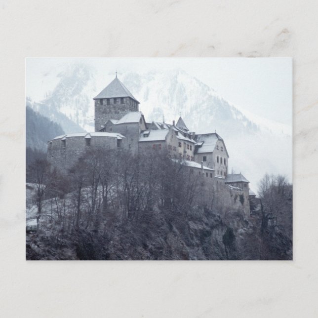 Castle Vaduz Liechtenstein Postcard (Front)
