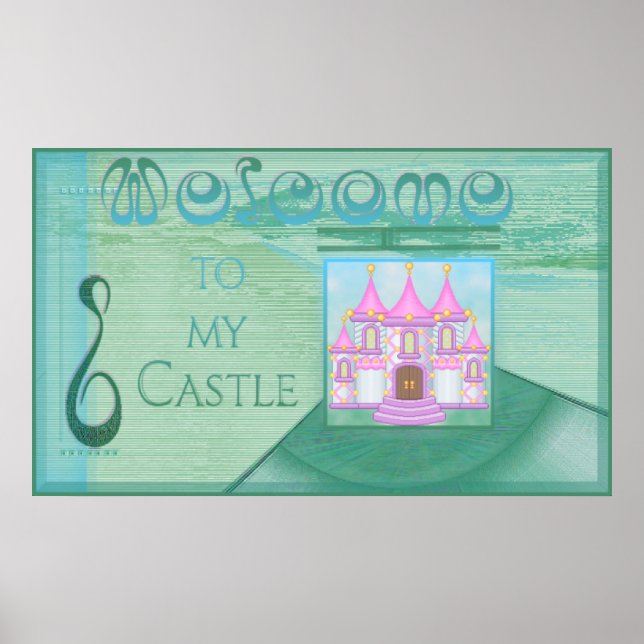 Castle Welcome Sign (from $10.45) (Front)