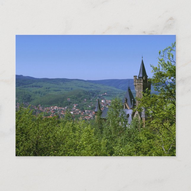 Castle, Wernigerode, Saxony Anhalt, Germany Postcard (Front)