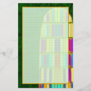 Castle Window II Fine Lined Stationery