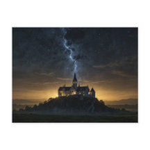 Castle with flash