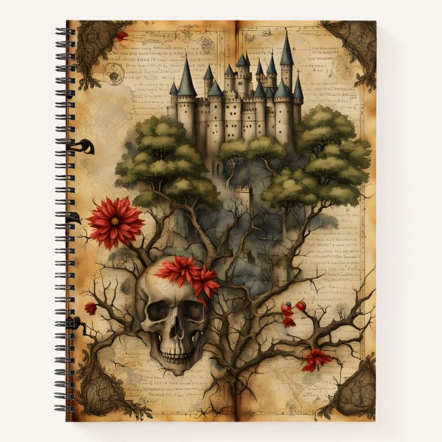 Castle with Skull Notebook (Front)