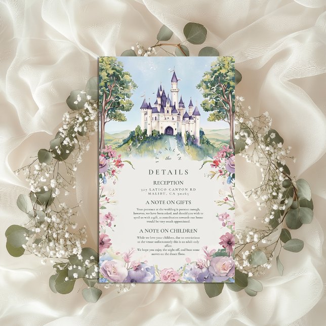 Castlecore Fairytale Garden Wedding Enclosure Card (Creator Uploaded)